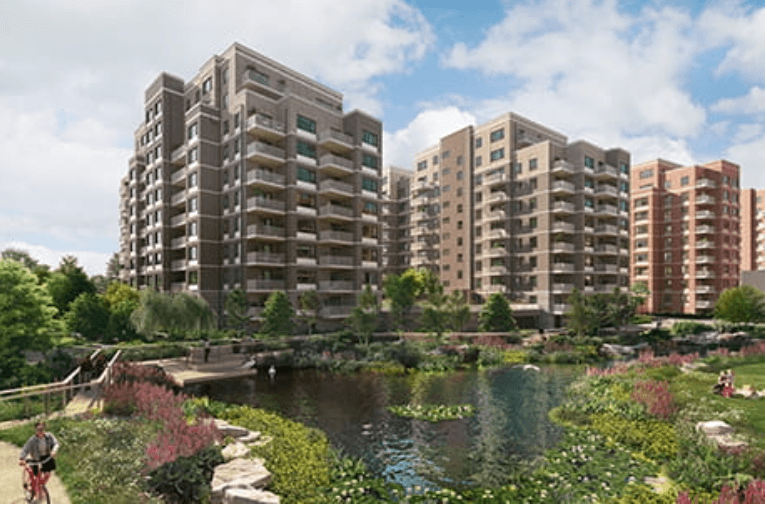 Fero House at Lombard Square | 1, 2 & 3 Bedroom Apartments with Lake Views in Plumstead, Southeast London
