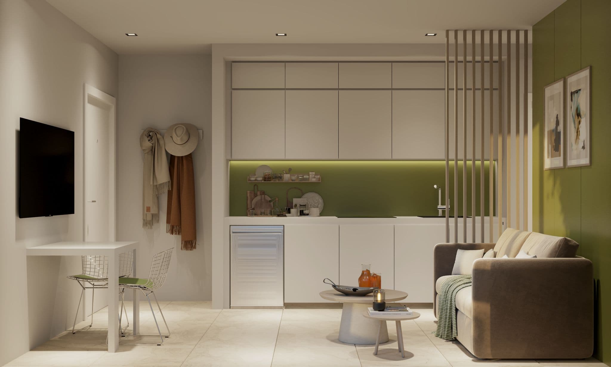 Psaron 28 – Fully Renovated 43m² Apartment in Athens with Golden Visa Eligibility